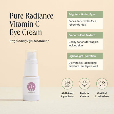 Pure Radiance Vitamin C Eye Cream - Wildcraft