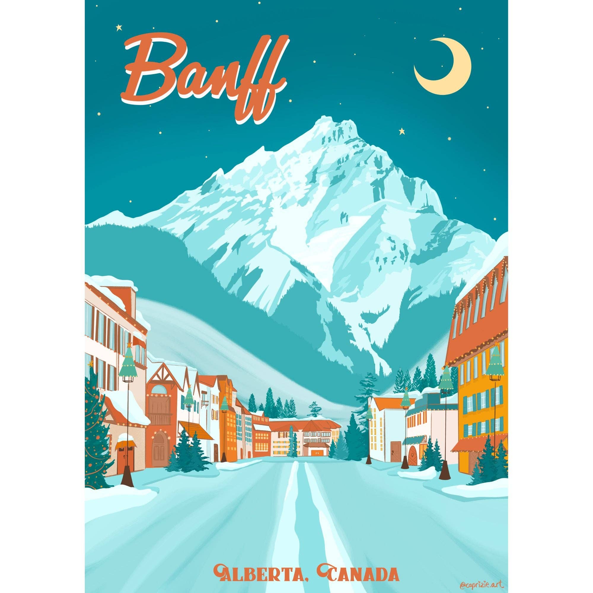 Banff Moonlight | 500-Piece Puzzle | Designed in BC Canada