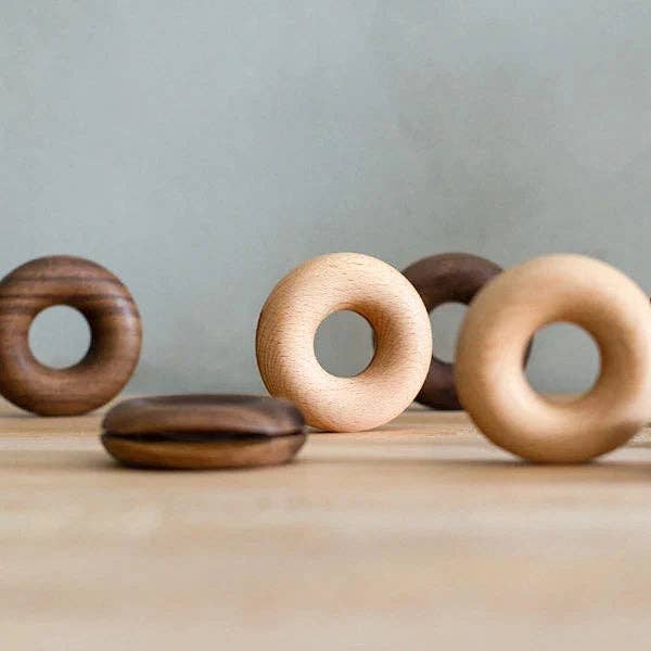 The RE Place Wooden Donut Bag Clips - Eco Friendly Plastic Free