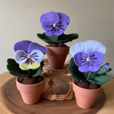 Pansy Felt Forever Flower