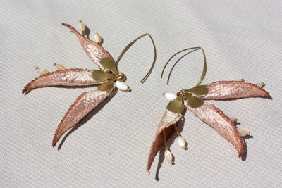 Strelitzia earrings