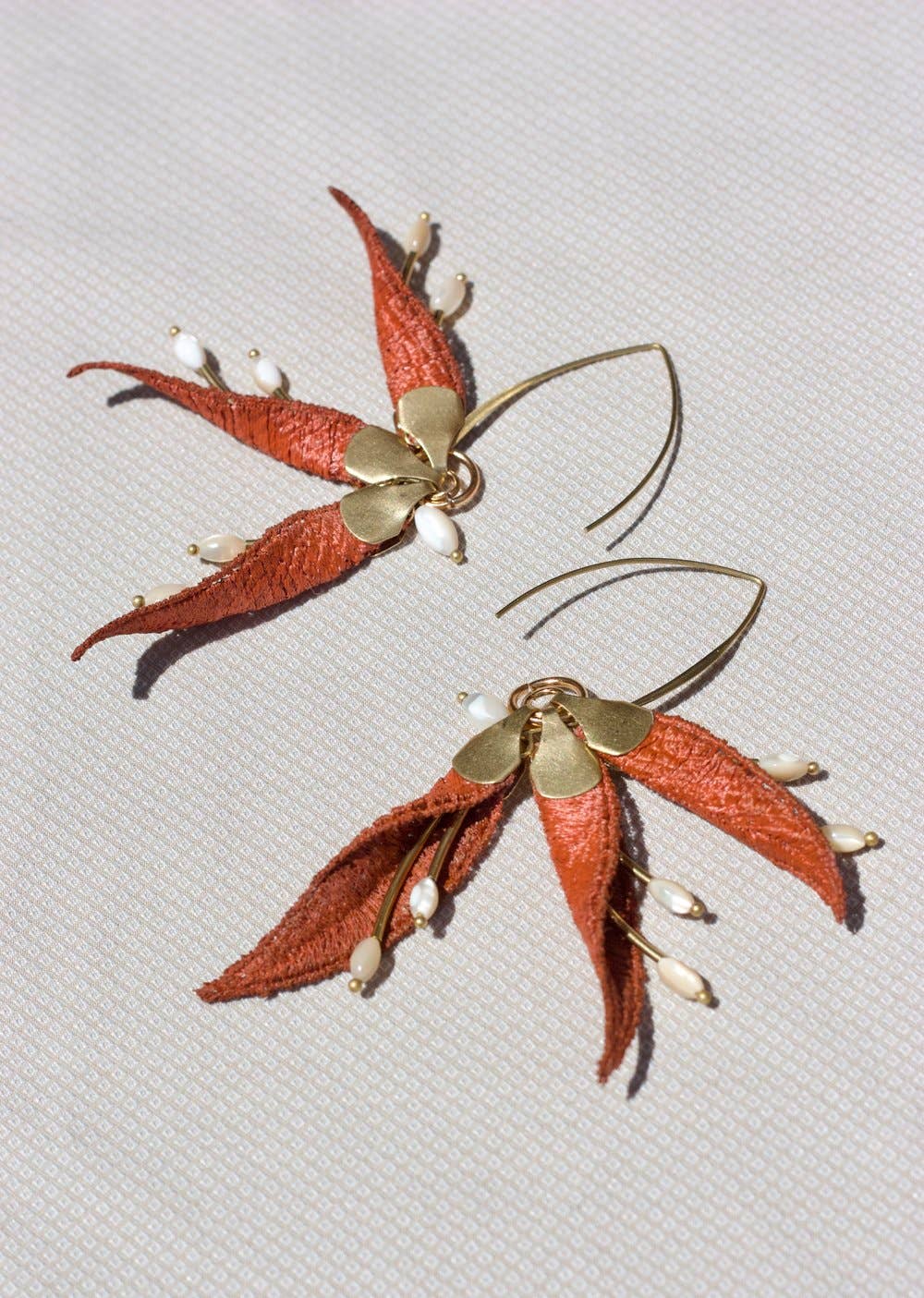 Strelitzia earrings