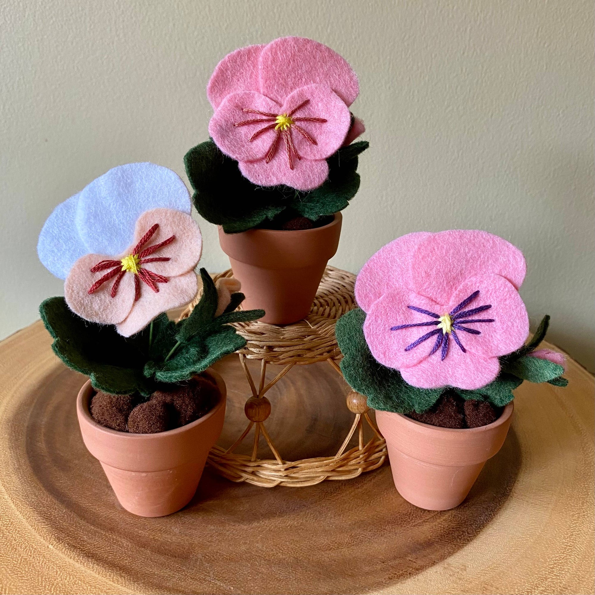 Pansy Felt Forever Flower