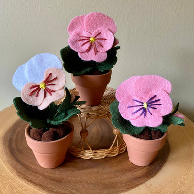 Pansy Felt Forever Flower