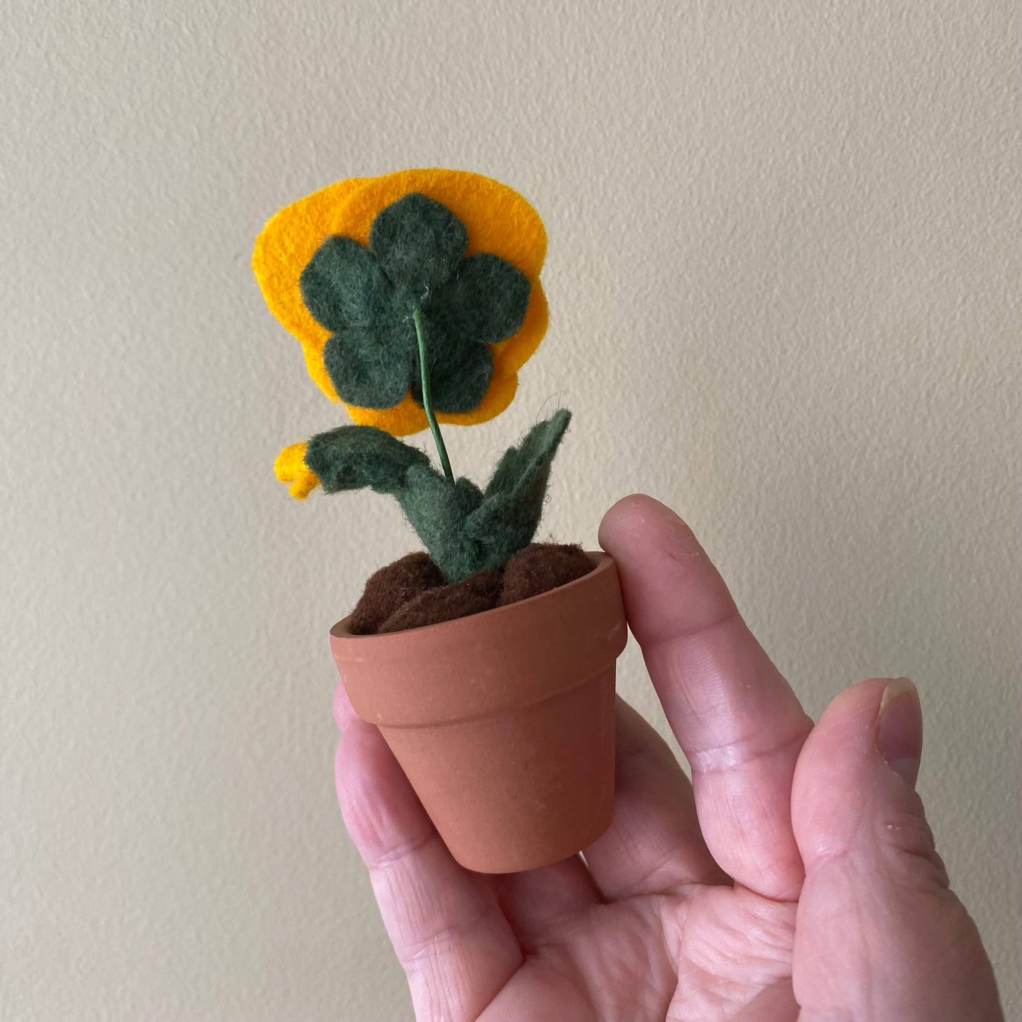 Pansy Felt Forever Flower