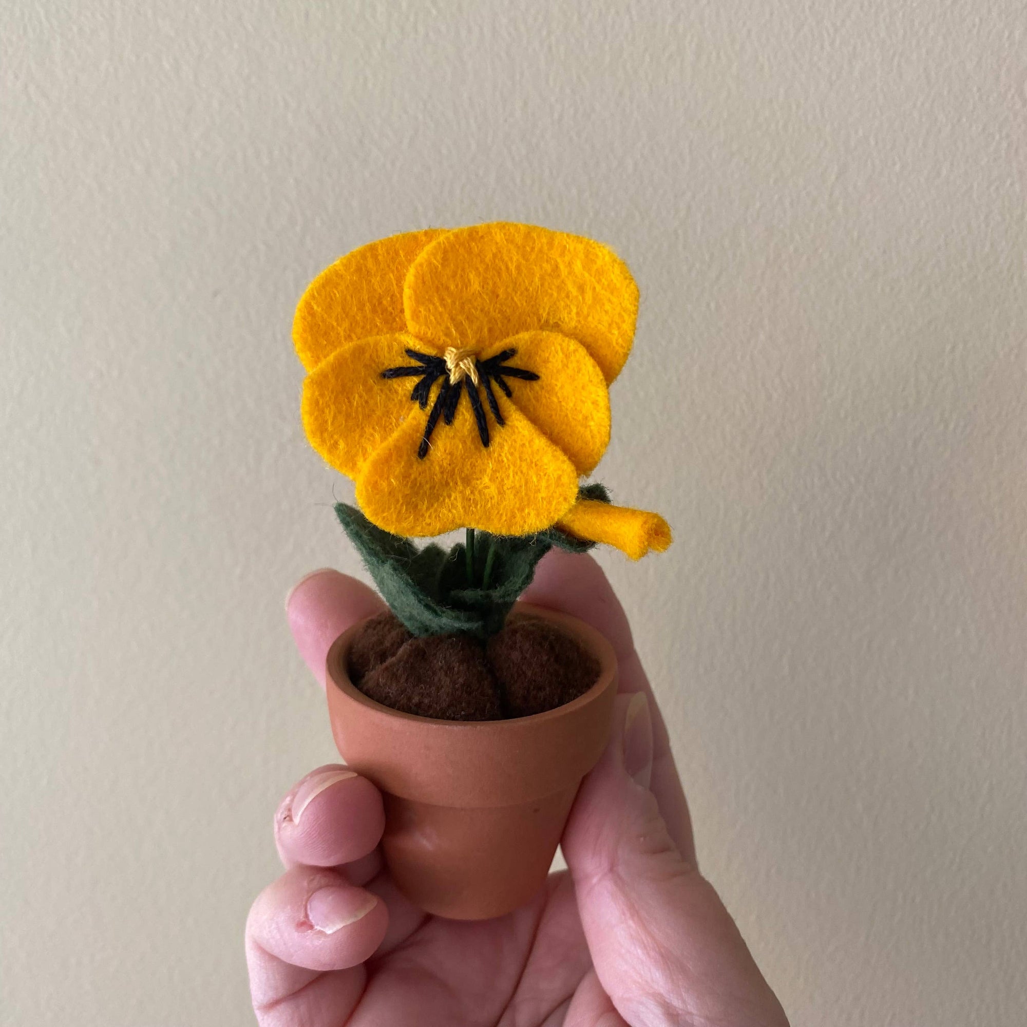 Pansy Felt Forever Flower