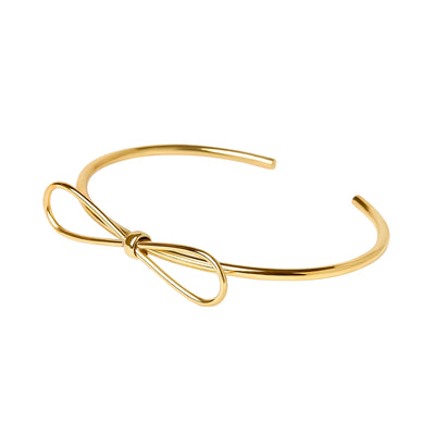 Beau | Cuff Bow Bracelet - Bambu