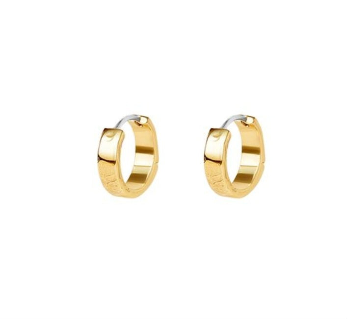 Esme | Gold Small Hoop Earrings Bambu