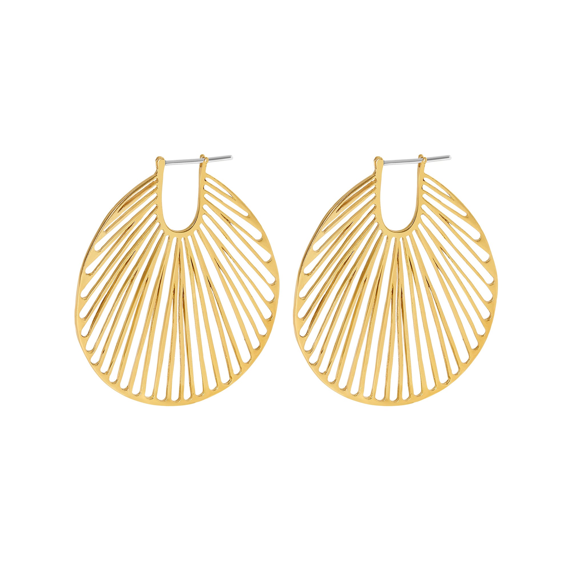 Becca Fan Earrings - Bambu