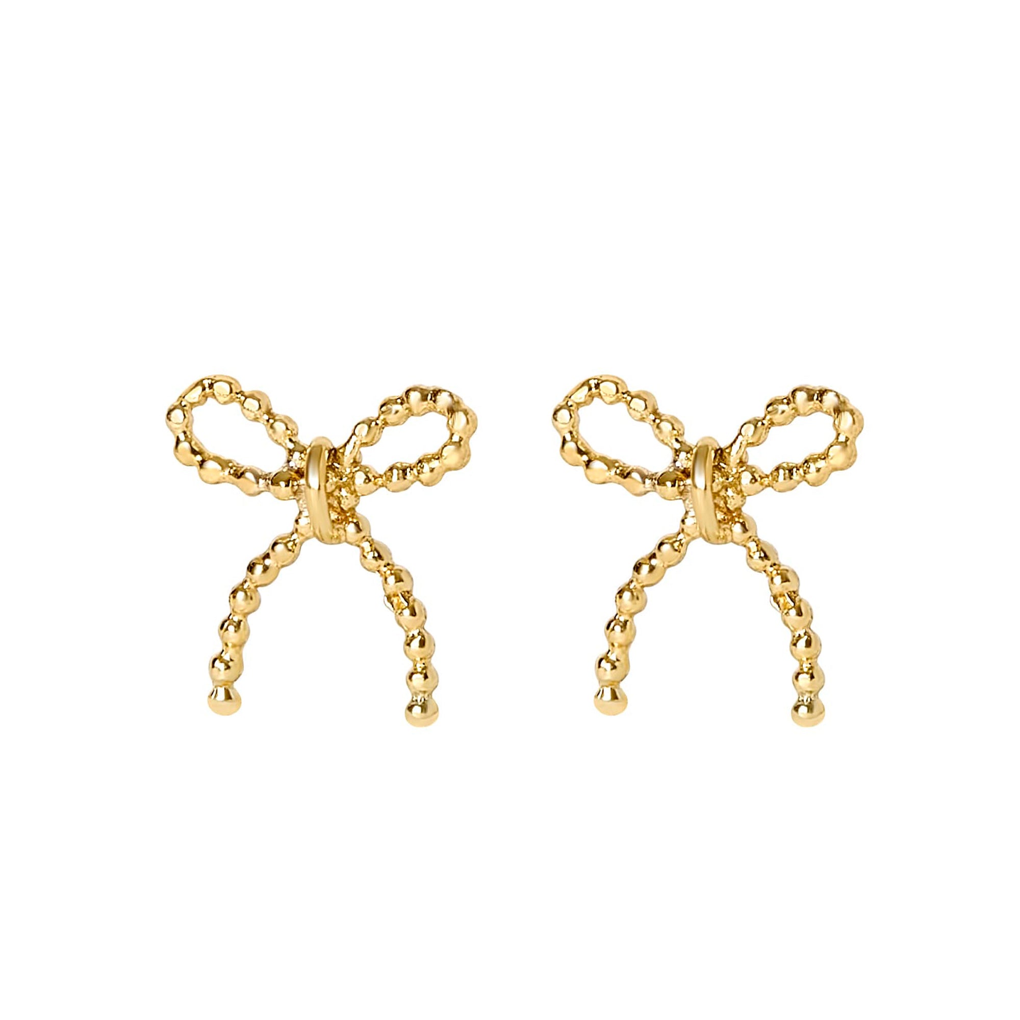 Bambu Frankie Bowtie Studs | Dainty Bowtie