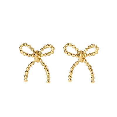 Bambu Frankie Bowtie Studs | Dainty Bowtie
