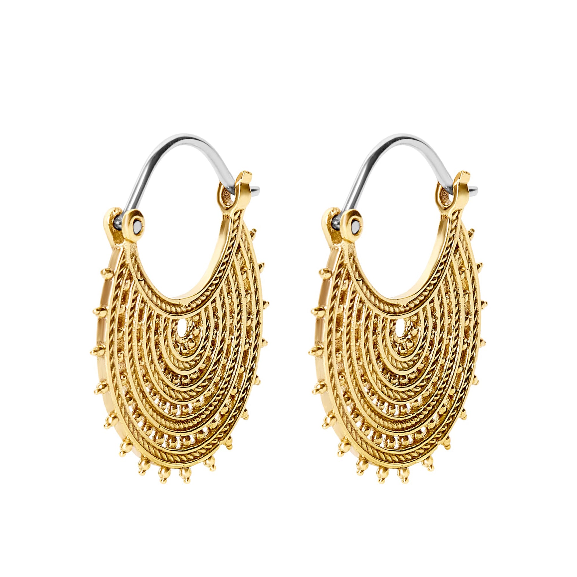 Bambu Zuri | Intricate Filigree Hoop