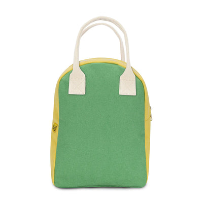Zipper Lunch Bag: Tennis Two Tone Green / Yellow - Fluf