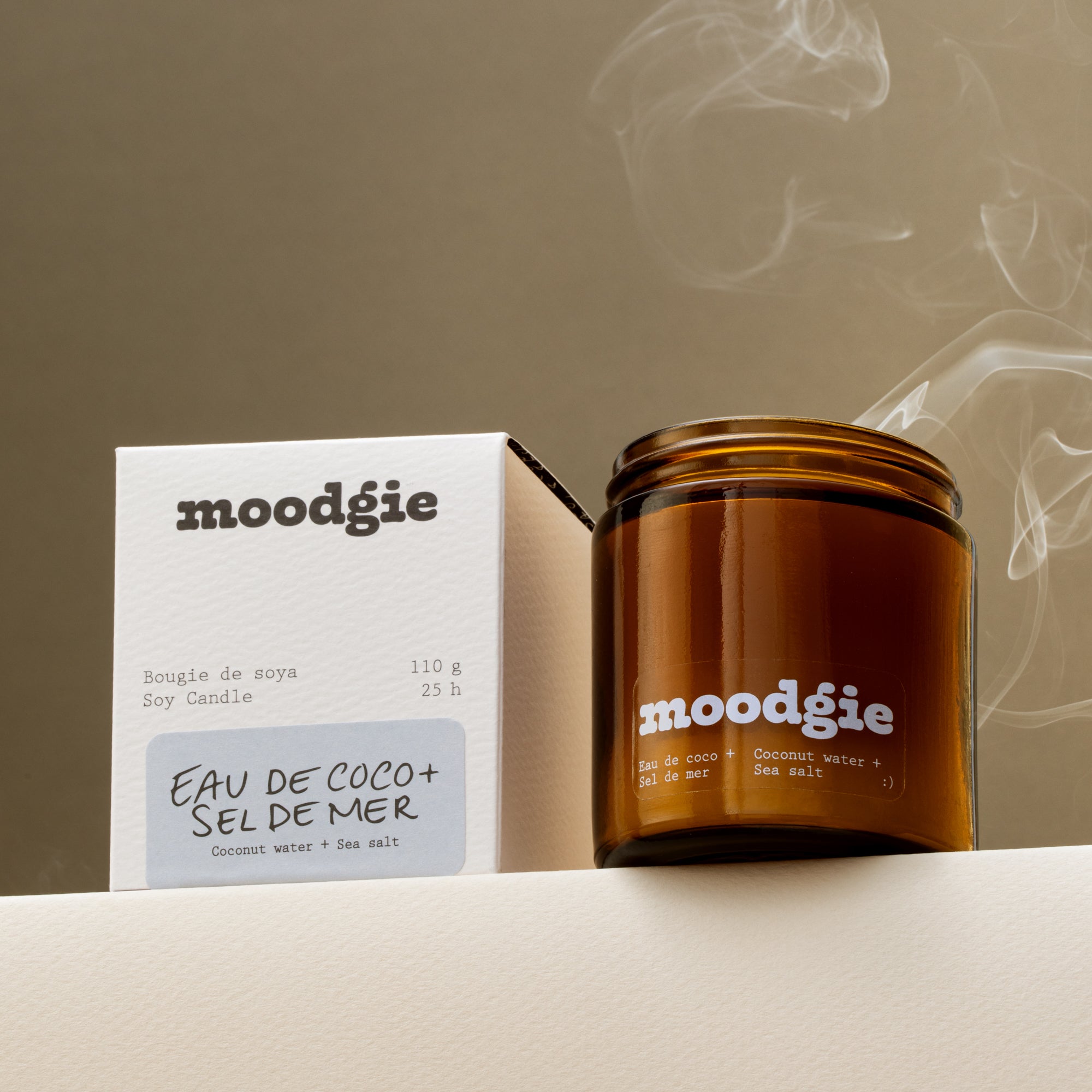 Coconut Water + Sea Salt - 4 oz Candle - moodgie