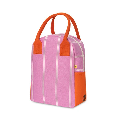 Zipper Lunch Bag: shirt stripe -Fluf
