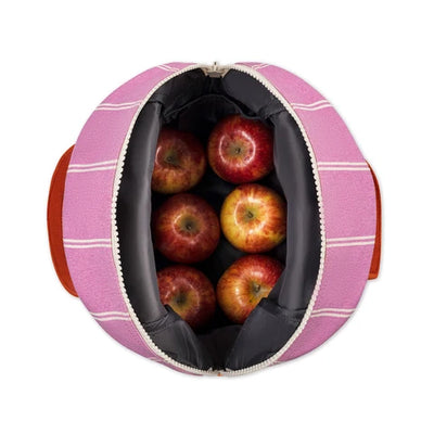 Zipper Lunch Bag: shirt stripe -Fluf