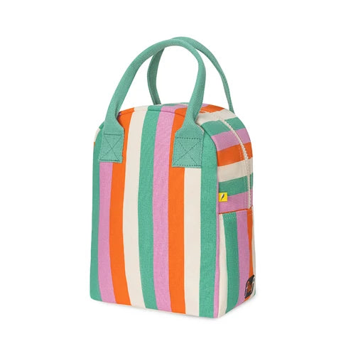 Zipper Lunch Bag: Three Stripe   -Fluf