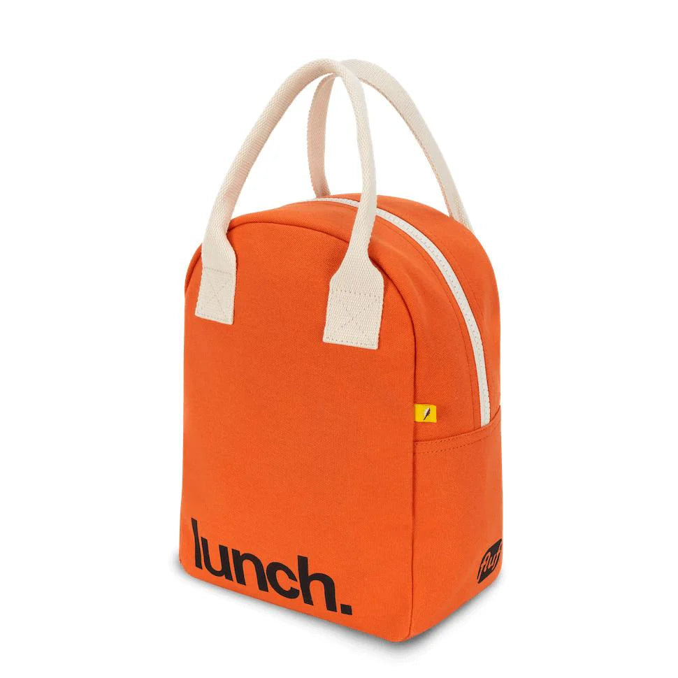 Zipper ‘Lunch’ Bag: Poppy - Fluf