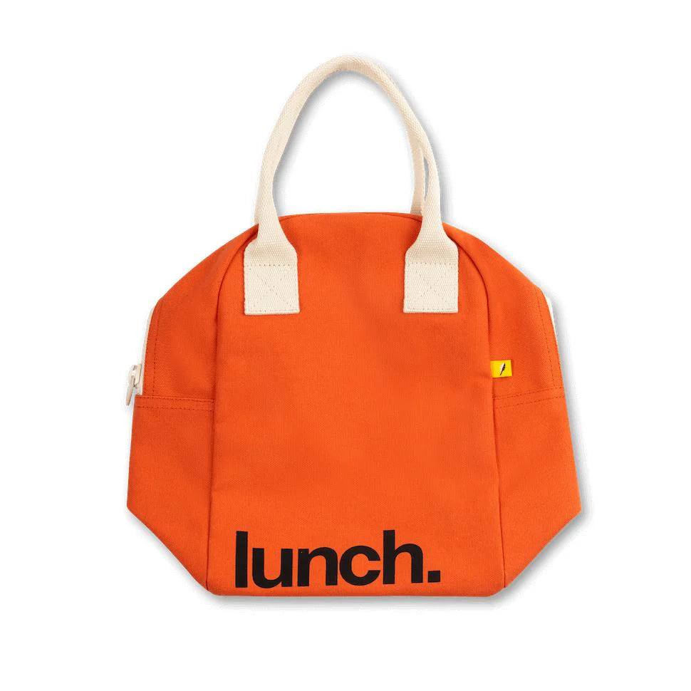 Zipper ‘Lunch’ Bag: Poppy - Fluf