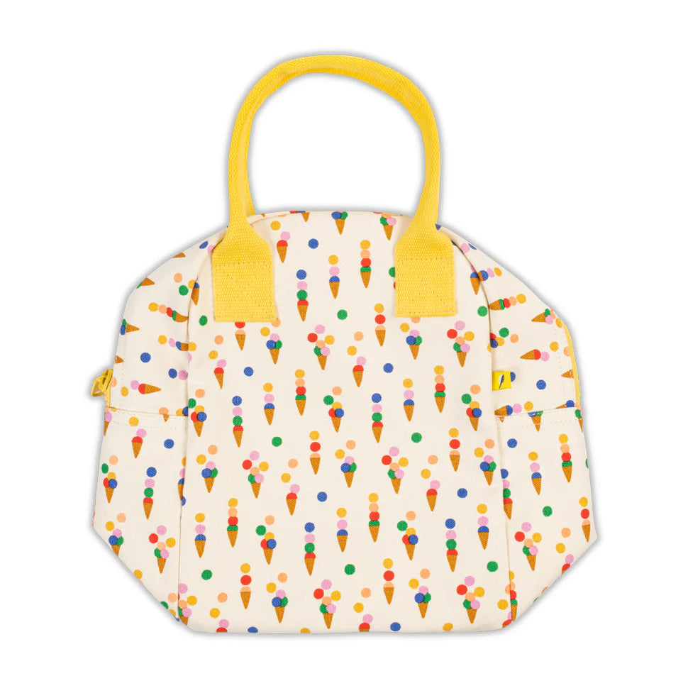 Zipper Lunch Bag: Summer Cones - Fluf