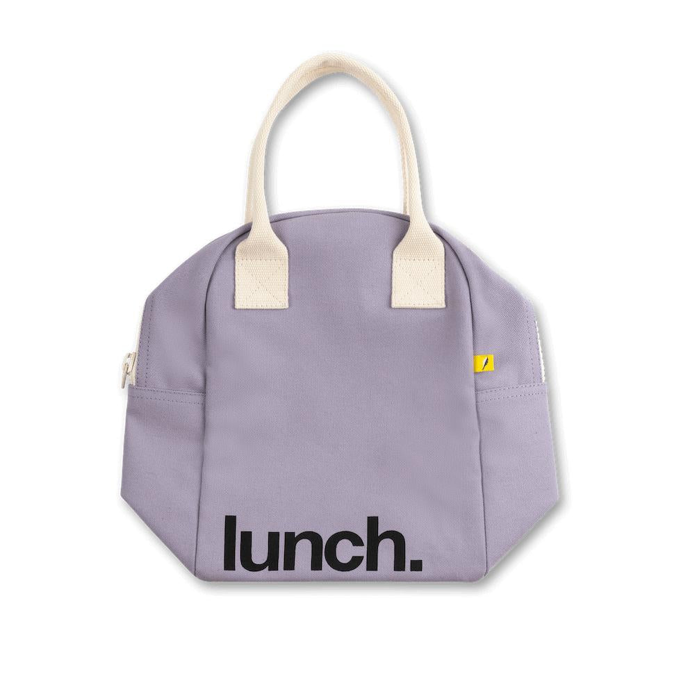 Zipper ‘Lunch’ Bag: Lavender - Fluf