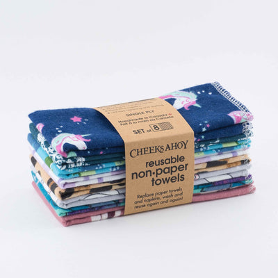 Reusable Cloth Wipes (Set of 10) - Cheeks Ahoy