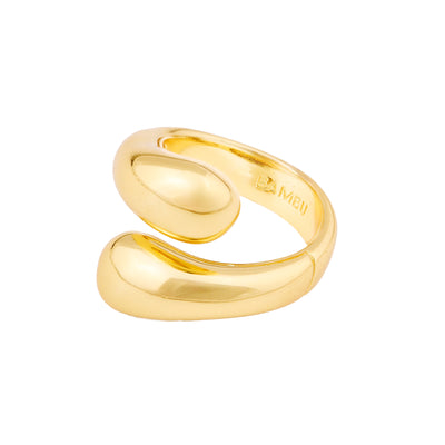 Beryl | Gold Ring, Open Size Bambu