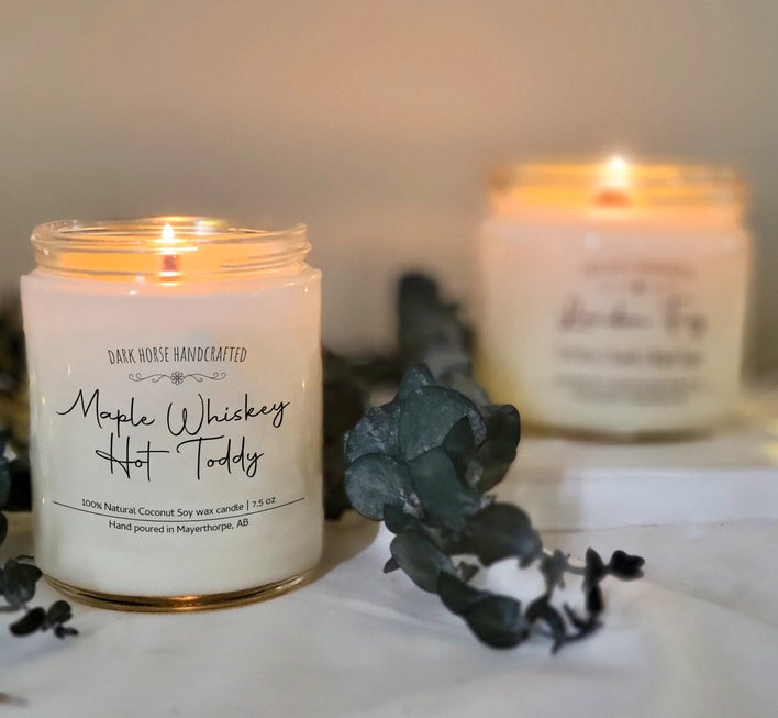 Maple Whiskey Hot Toddy- 100% Natural Coconut Soy Wax Candle