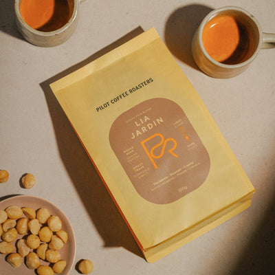 Lia Jardin Costa Rica Blend coffee lifestyle photo