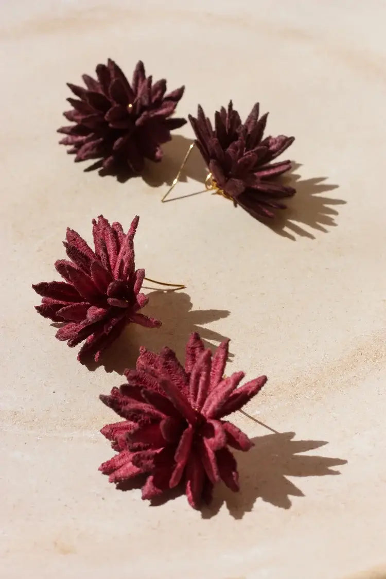 Chrysanthemum Earrings - This ILK