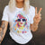 Taylor Swift 1989 White T-Shirt Multicoloured Design