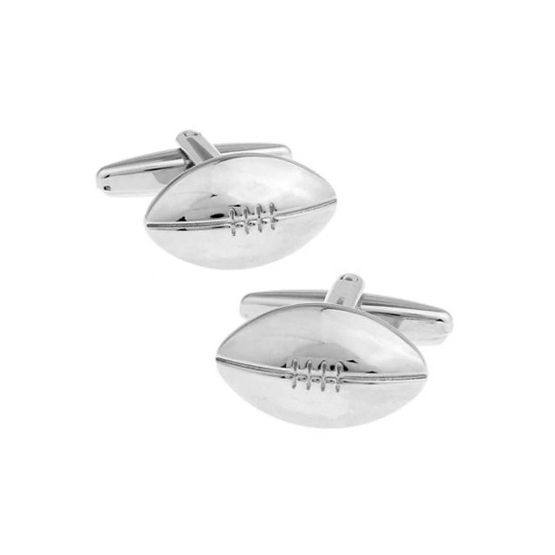 Silver Foot Ball Cufflinks