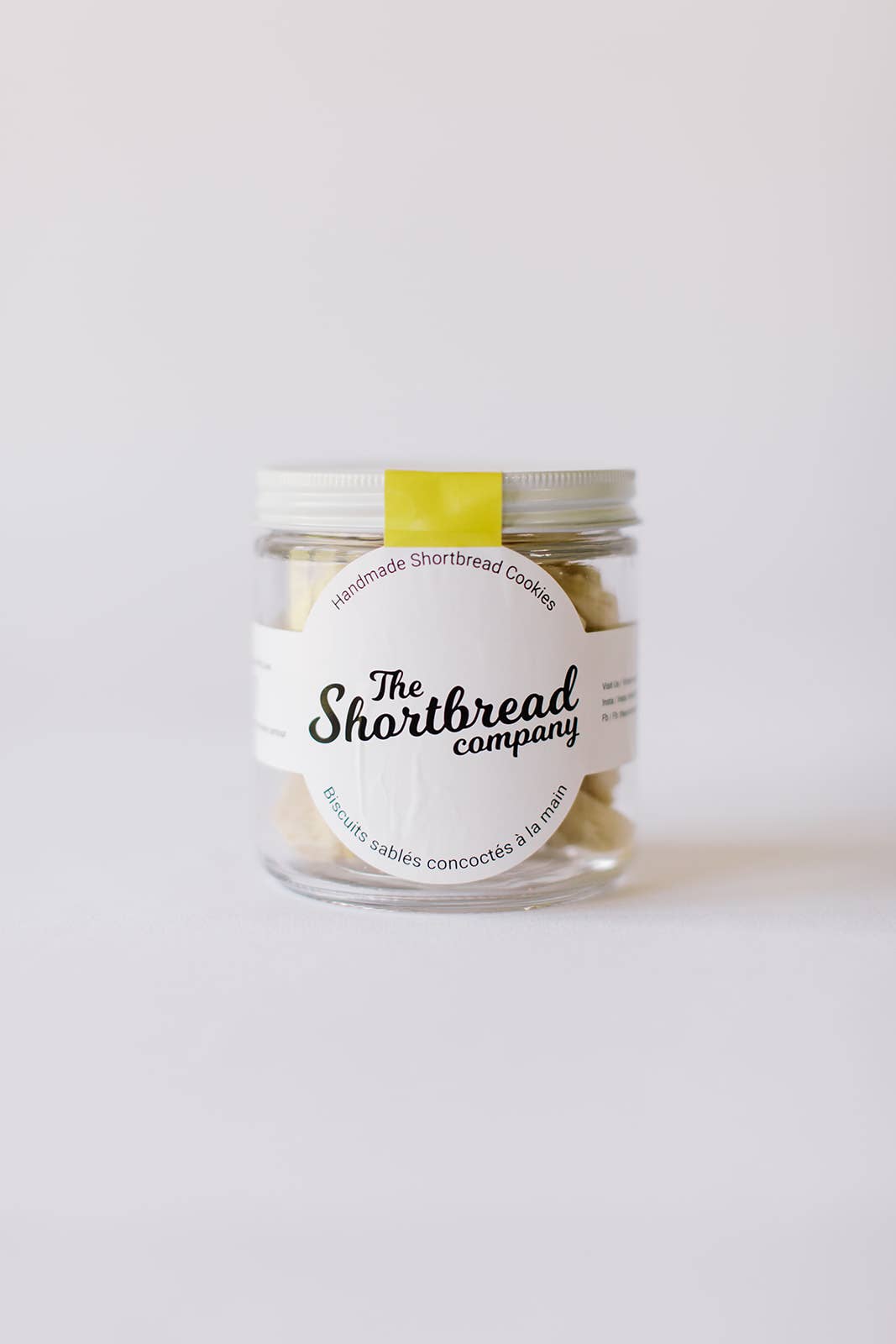 Lemon Shortbread Mini Cookie Jar
