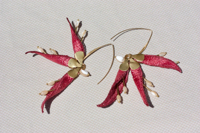Strelitzia earrings
