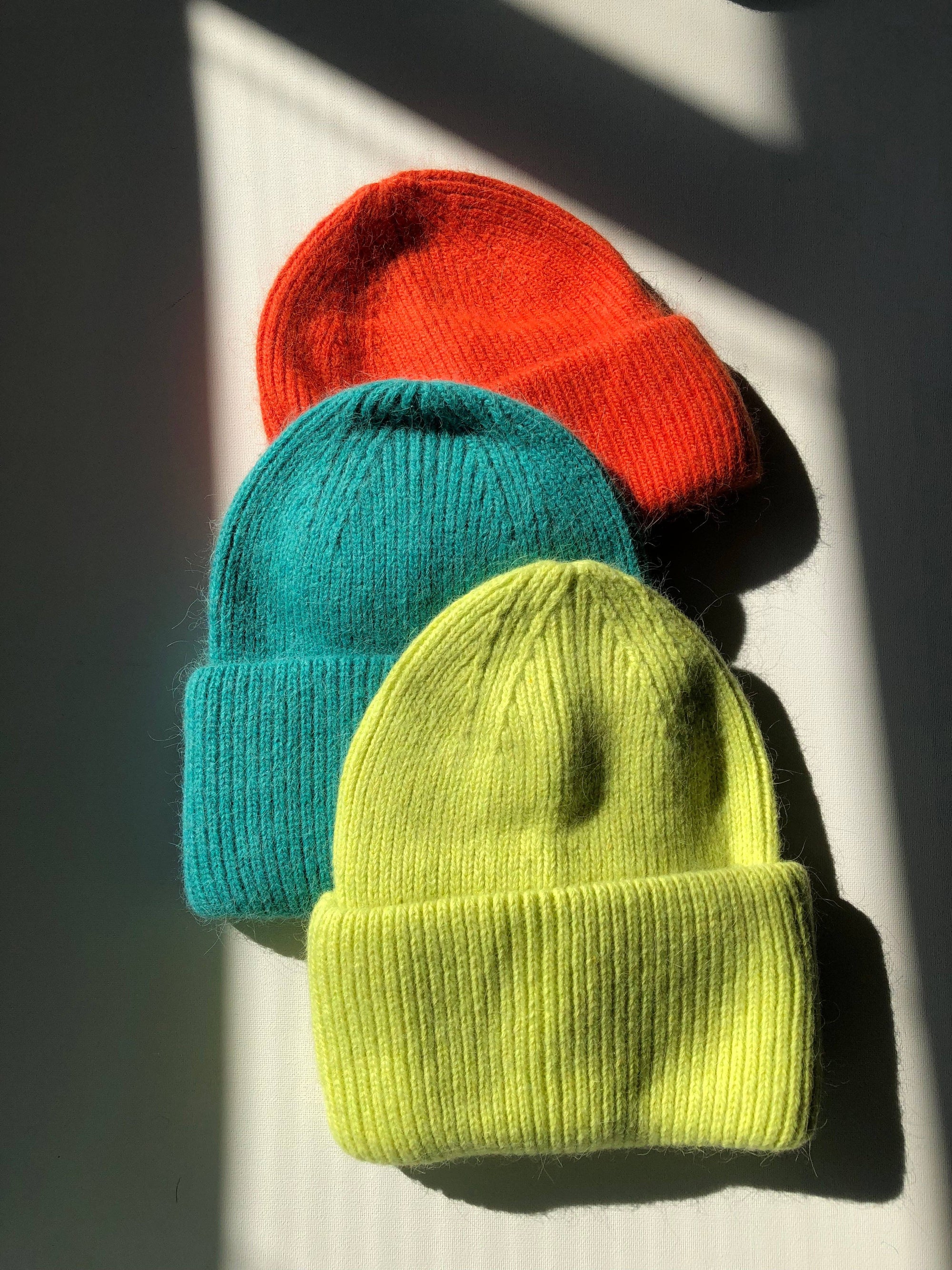 ROYAL ANGORA WOOL BEANIE - crystal brights