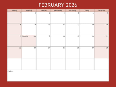 2026 Toronto Neighbourhood Calendar - 12" X 9"