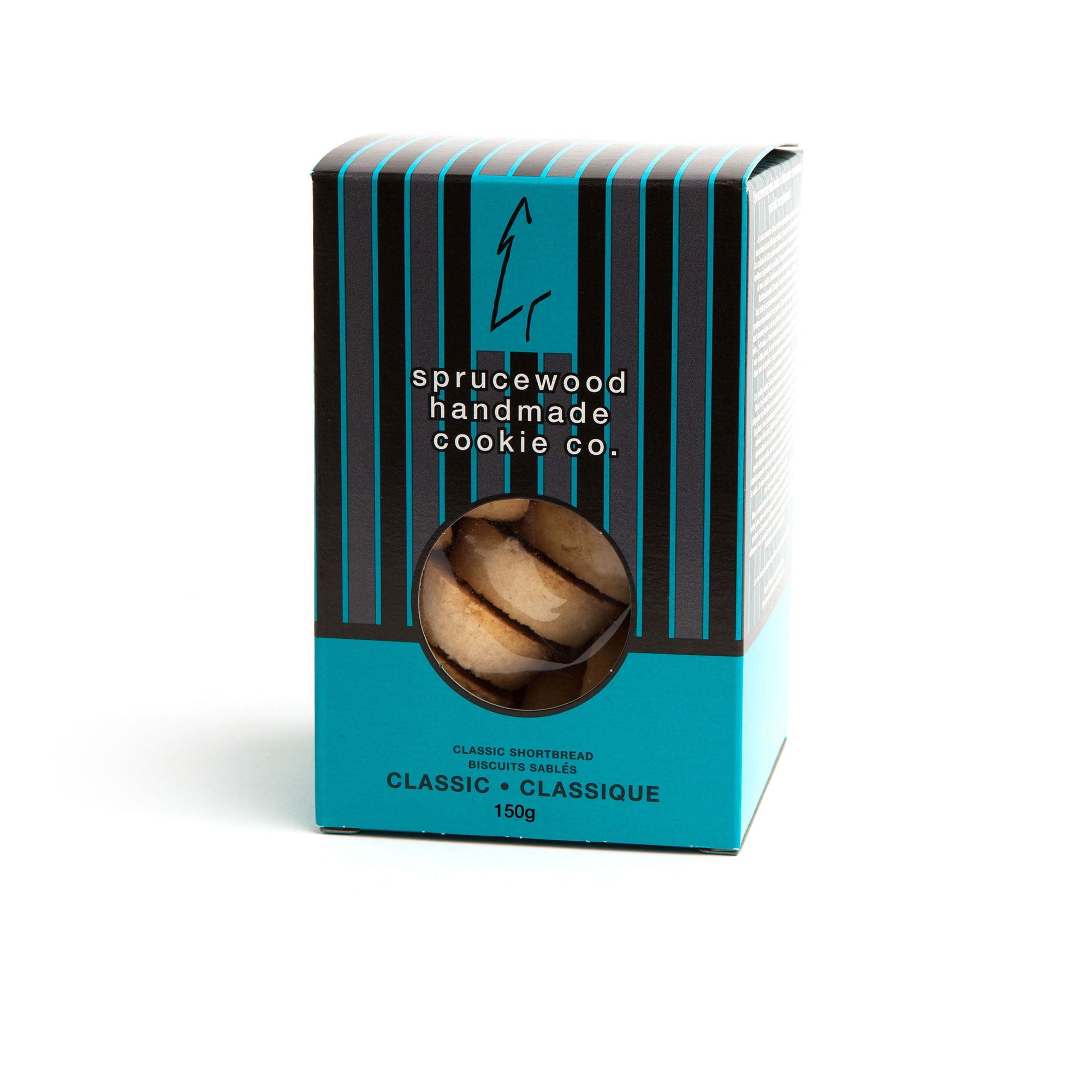 Box of Sprucewood classic vanilla shortbread cookies