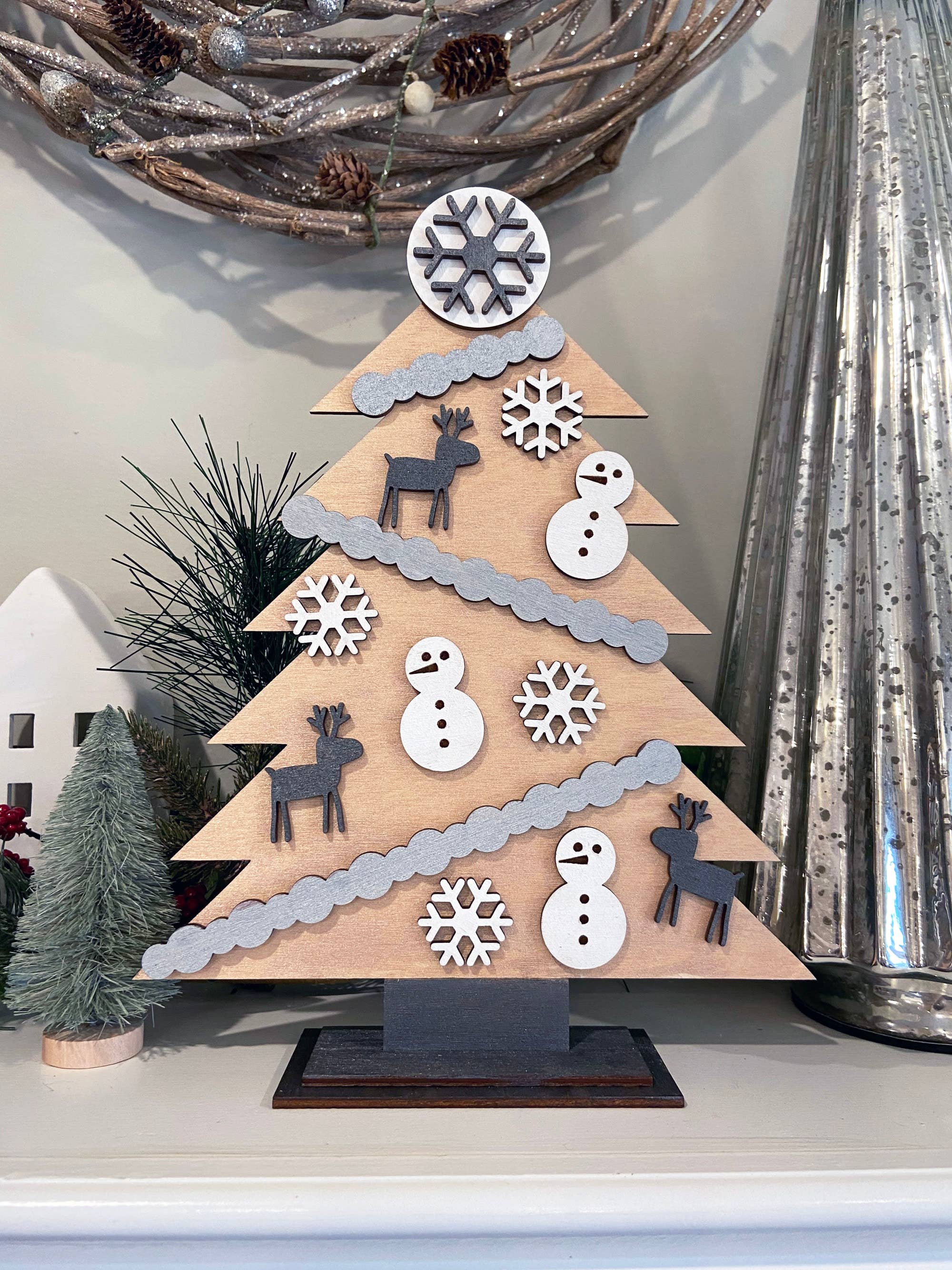 Paintable Christmas Tree DIY Kit
