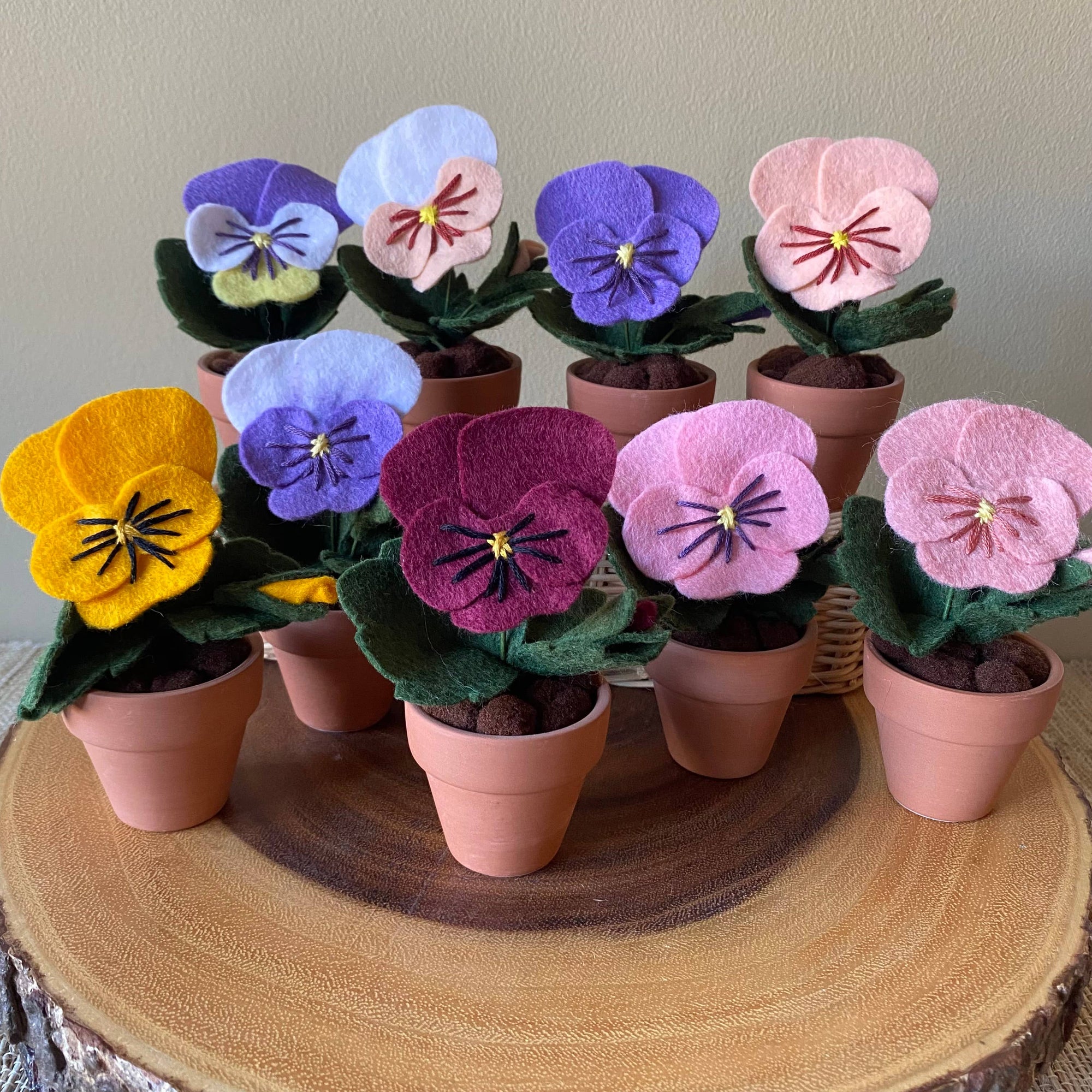 Pansy Felt Forever Flower