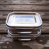 Minimal Stainless Steel Lunch Bento Box 1000 ml