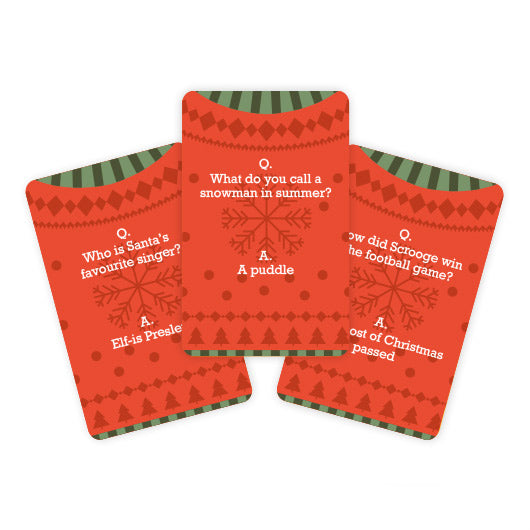 Christmas Dad Jokes cards