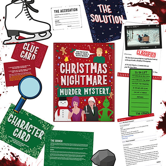 Murder Mystery Christmas Nightmare game box