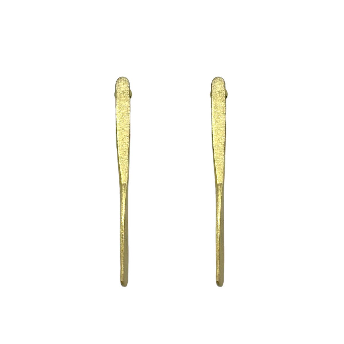 Paddle Post Earrings - Gold