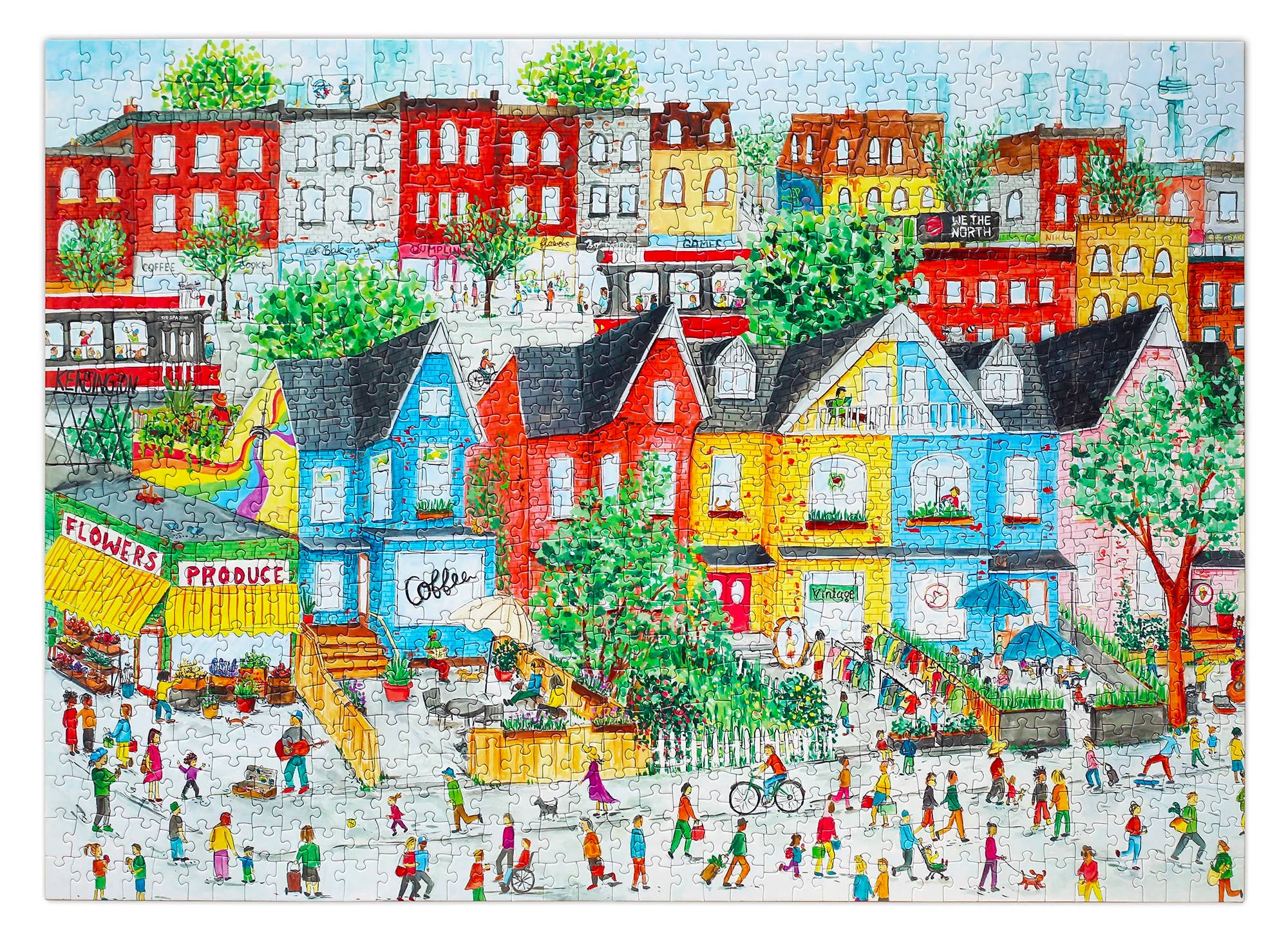 Toronto Kensington Market Puzzle (New "No Frills" Box)