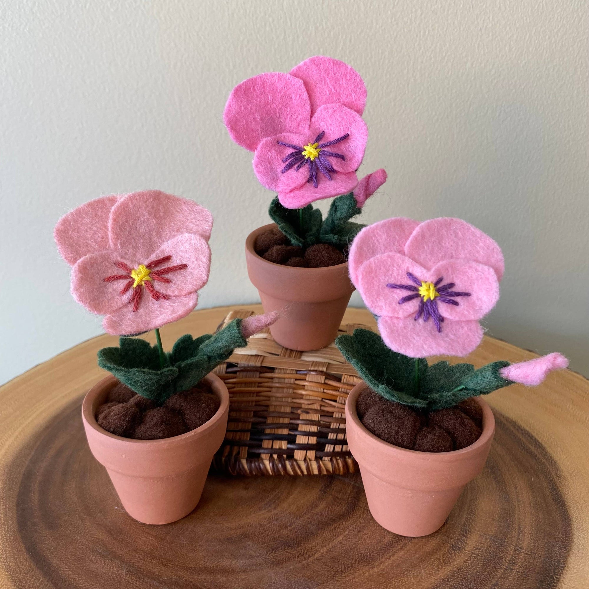 Pansy Felt Forever Flower