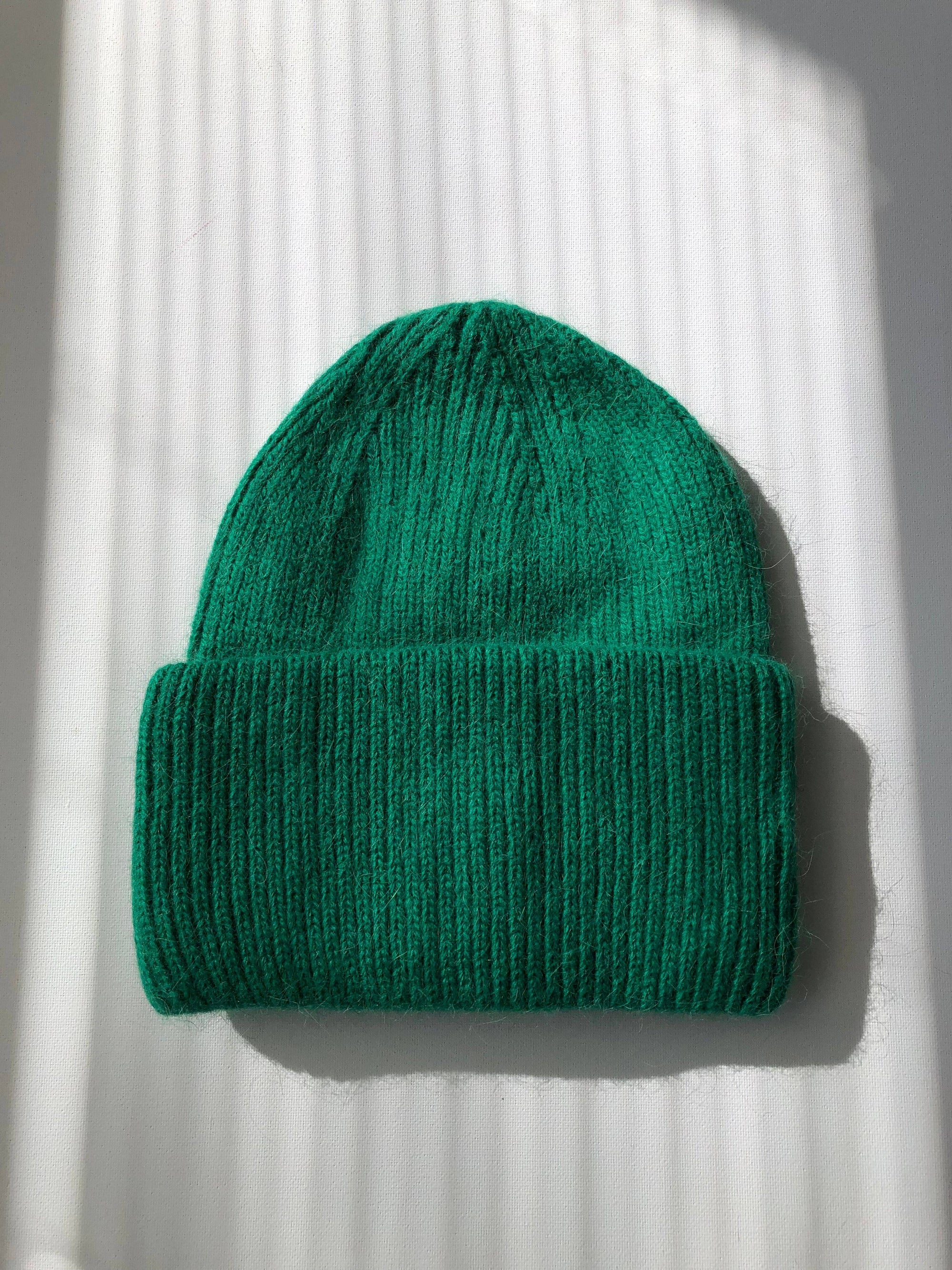 ROYAL ANGORA WOOL BEANIE - crystal brights
