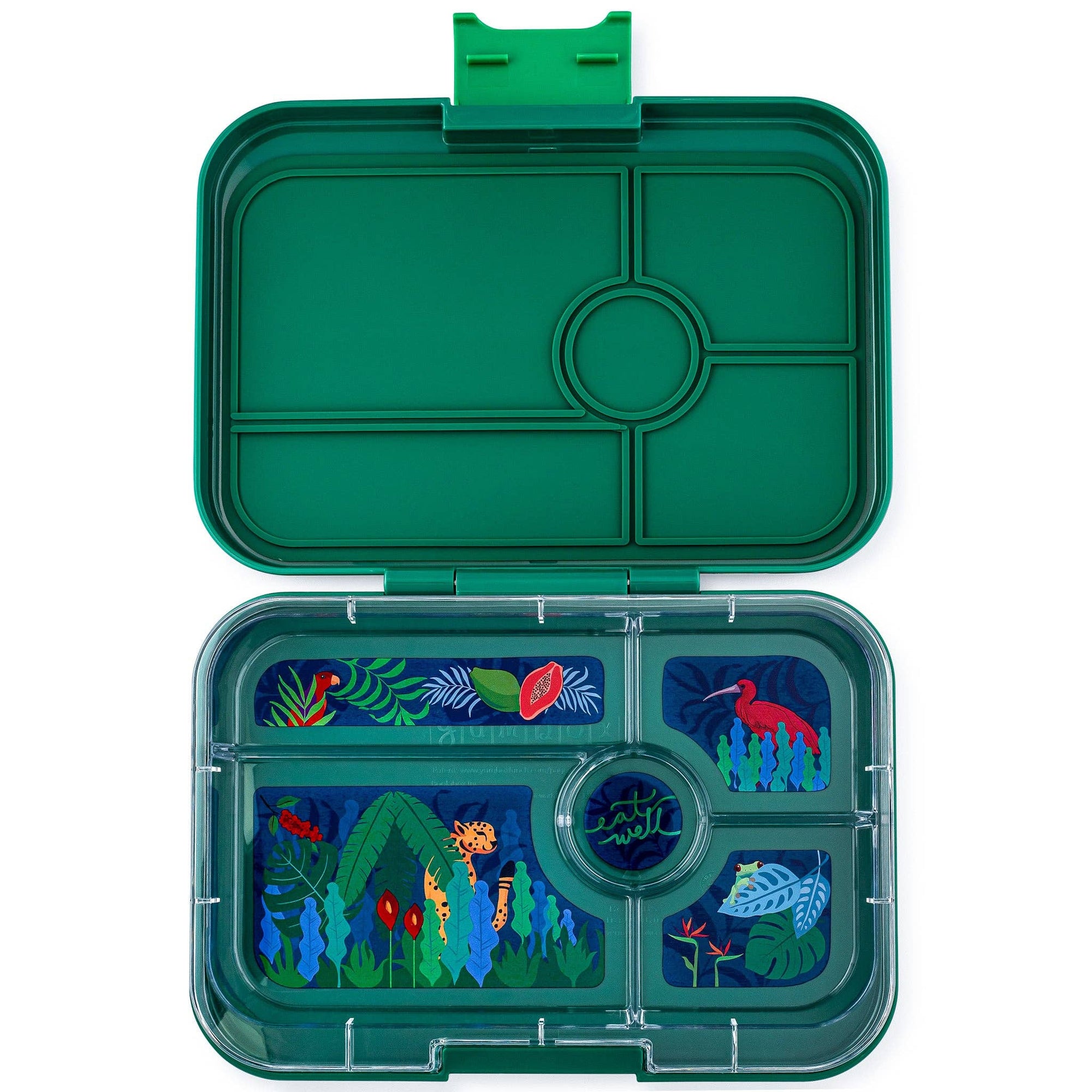 Leakproof Yumbox Tapas - Greenwich Green 5C Tray