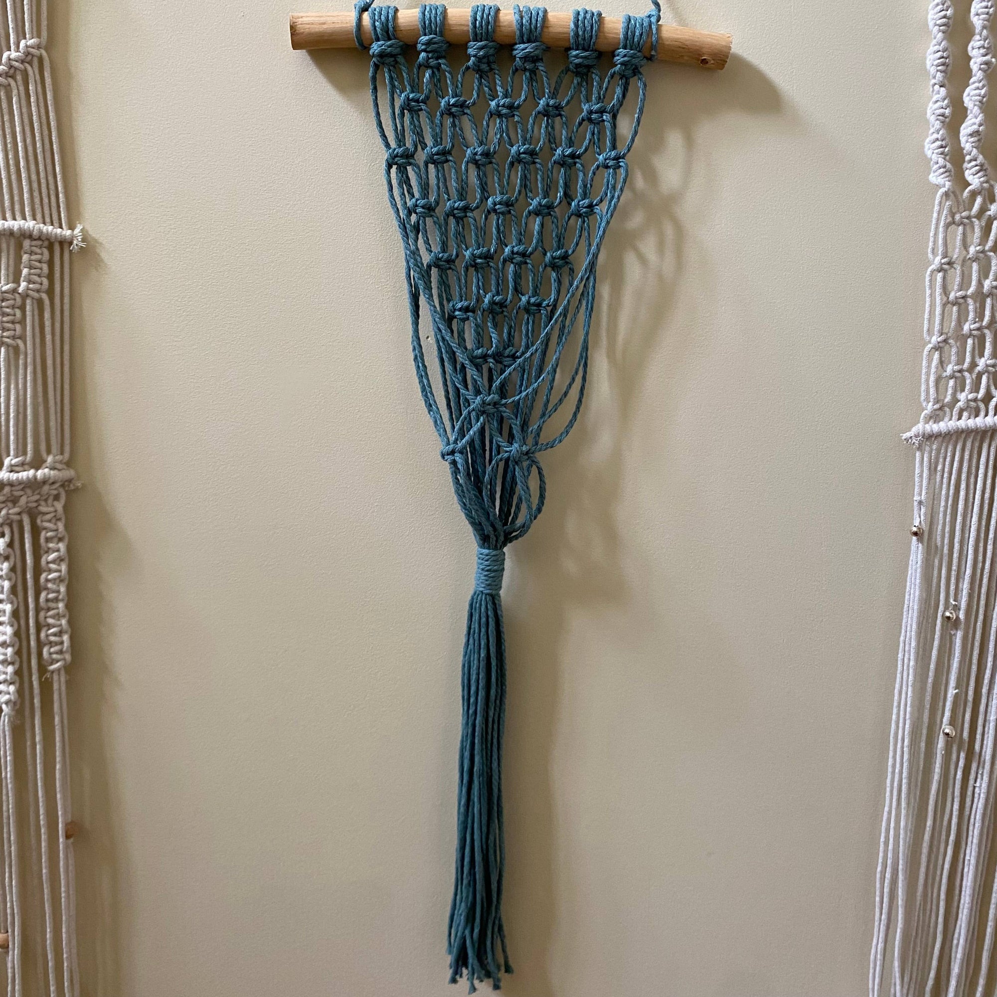Macrame Wall Plant Hanger (Recycled String) 