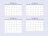 2026 Toronto Neighbourhood Calendar - 12" X 9"