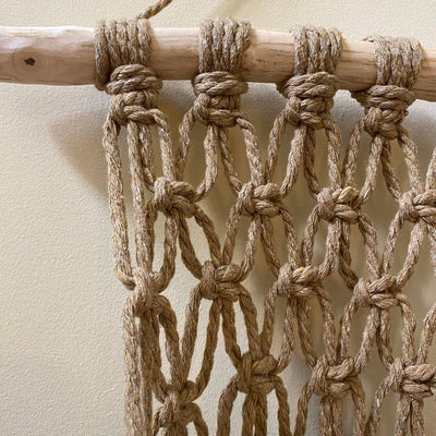Macrame Wall Plant Hanger (Recycled String) 